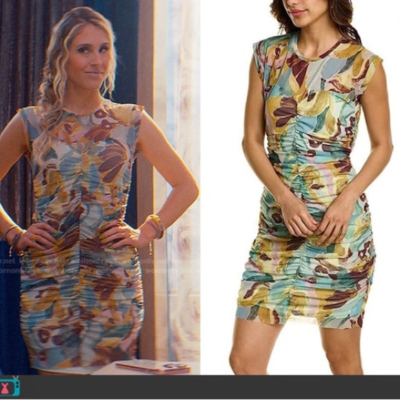 Ted‎ Baker Amelia Ruched Bodycon Dress Sz 5/US L $298